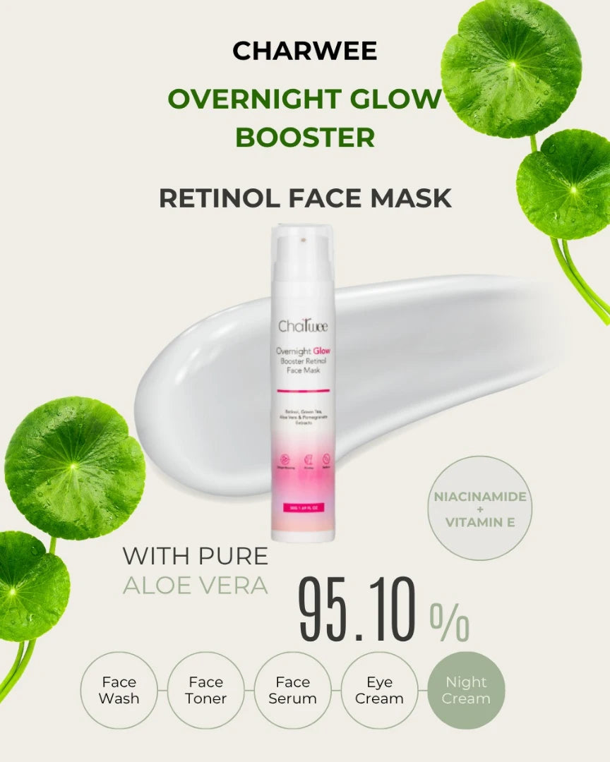 Charwee Overnight Glow Booster Retinol Face Mask