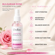 Charwee Bulgarian Rose Exfoliating Glow Astringent Toner