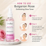 Charwee Bulgarian Rose Exfoliating Glow Astringent Toner