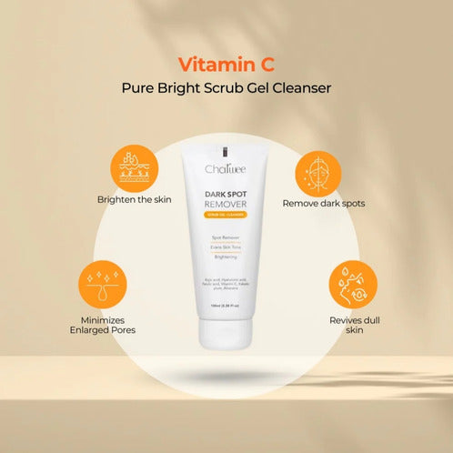 Charwee Dark Spot Remover Scrub Gel Cleanser