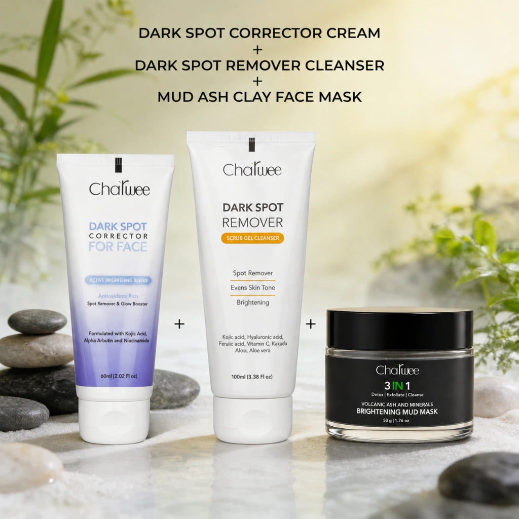 Dark Spot Corrector + Dark Spot Remover + Mud Ash Clay Face Mask