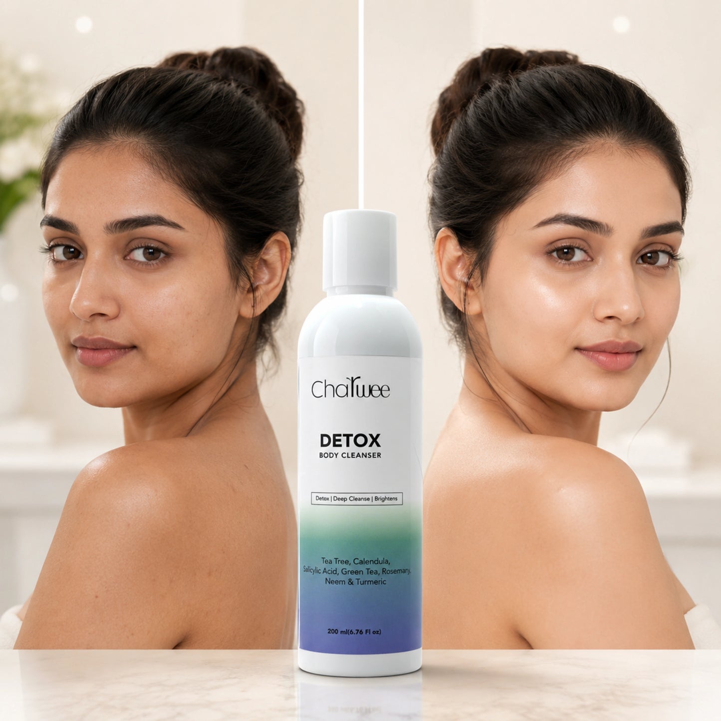 Charwee Detox Body Cleanser with Tea Tree & Salicylic Acid