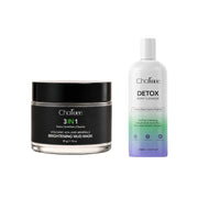 Detox Body Cleanser with Tea Tree & Salicylic Acid & 3-in-1 Volcanic Ash & Minerals Brightening Mud Mask