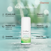 Charwee Underarm Roll On for Odour Control & Brightening with Vitamin C