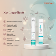 Charwee Under Eye Cream with Retinol & Caffeine