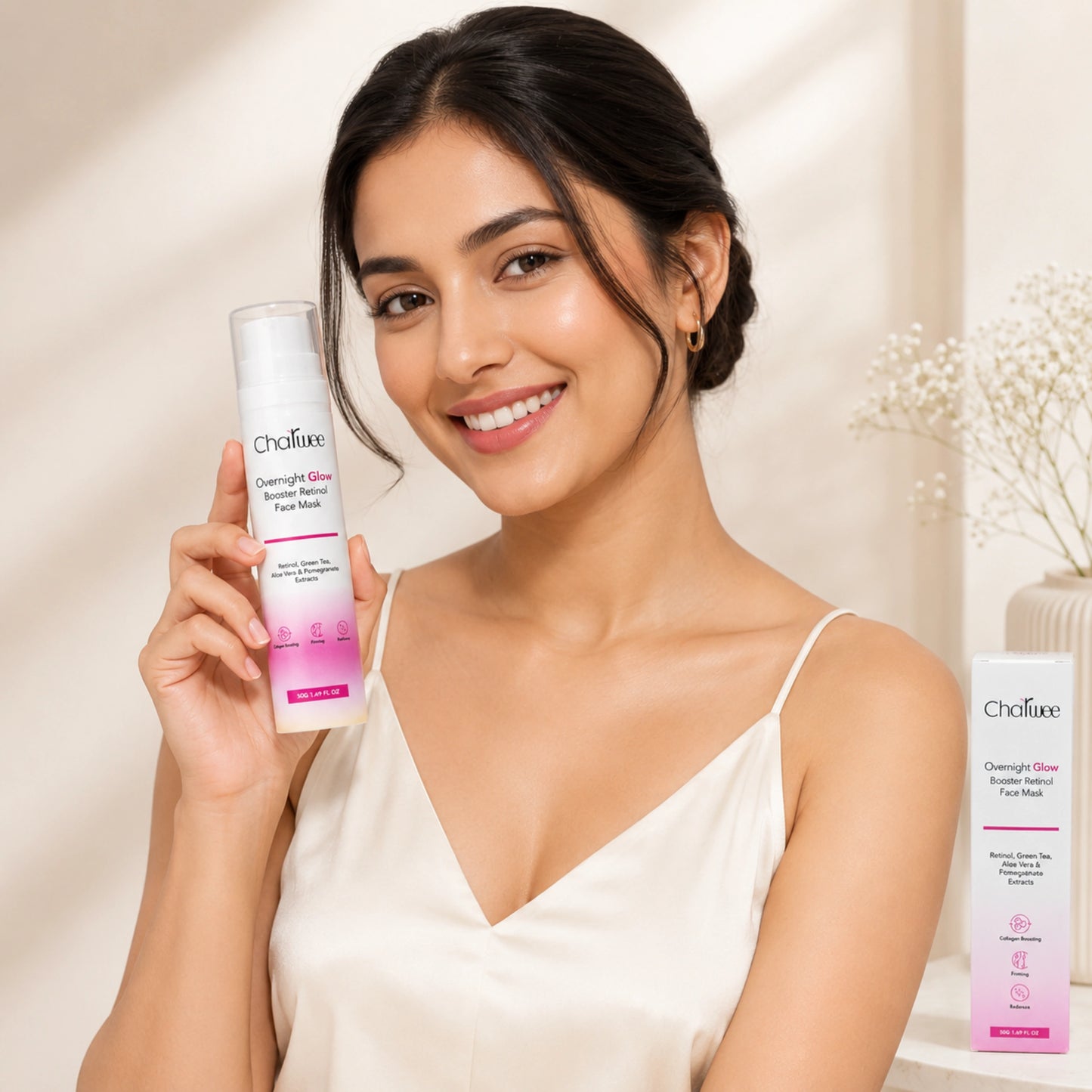 Charwee Overnight Glow Booster Retinol Face Mask