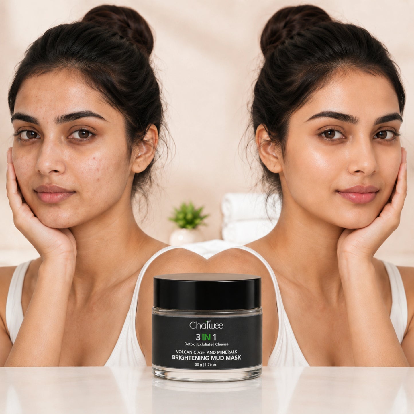 Charwee 3-in-1 Volcanic Ash & Minerals Brightening Mud Mask