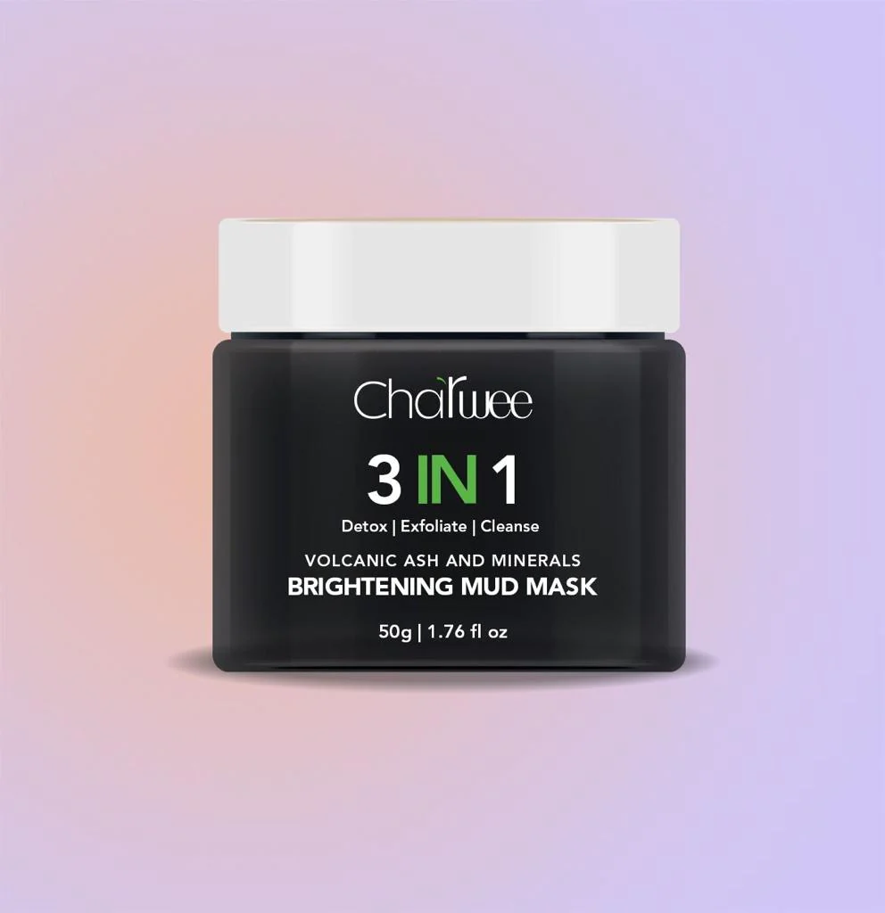 Charwee 3-in-1 Volcanic Ash & Minerals Brightening Mud Mask